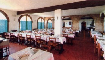 Una delle sale del ristorante